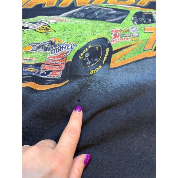 2012 Danica Patrick Chase Authentics 3XL Black NASCAR AOP T Shirt - Picture 10 of 11